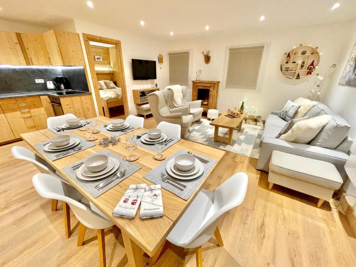 Le Janus, Pied Des Pistes, 2 Garages, Terrasse Avec Sauna Монженевр Экстерьер фото